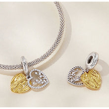 Heart-shaped Leaf Charm Pendant
