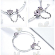 Love Key Heart Shape Bracelet