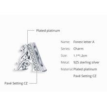 Letter A Clip Beads Charms Fit Reflexions Bracelets