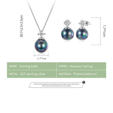 Elegant Black Pearl Fashion Jewelry Set