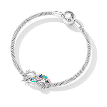 Feather Infinity Symbol Bead