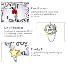 Magic Clock Charm Twinkle Star Chain Pendant