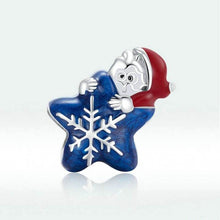 Santa Claus Charm and Snowflake