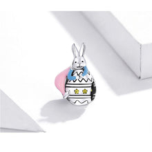 Charm Easter Miss Rabbit Egg Colorful