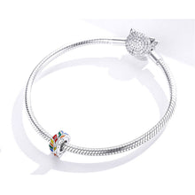 Colorful Feather Charm