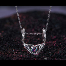 Halloween Skeleton Double Hoop Pendant