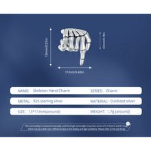 Skeleton Hand Charm