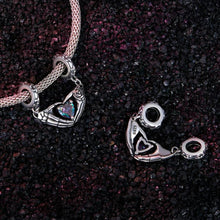 Halloween Skeleton Double Hoop Pendant