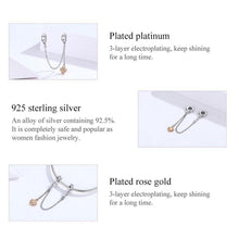 Four Leaf Clover Safety Chain Charm with Silicone