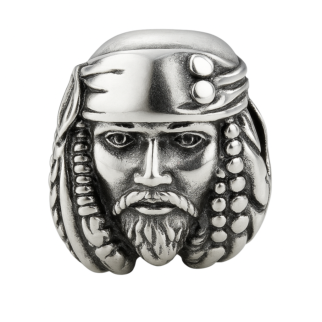 Pirate Silver Charm