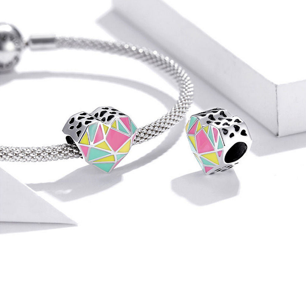 Charm Love Heart Colorful