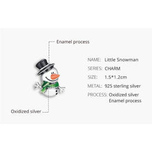 Little Snowman Merry Christmas Charm