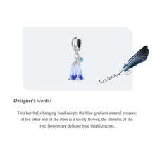 Charms Pendant Blue Harebells