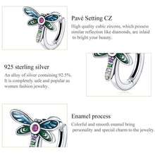 Dragonfly Earrings Buckle Earrings Round