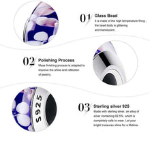 Cherry Blossom Murano Glass Bead