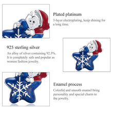 Santa Claus Charm and Snowflake