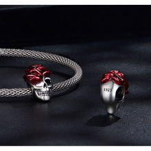 Rose & Skull Bead