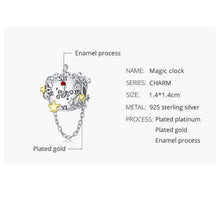 Magic Clock Charm Twinkle Star Chain Pendant