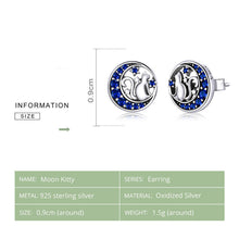 Moon Kitty Earrings