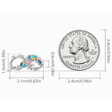 Feather Infinity Symbol Bead