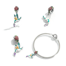 Bird Charm with Zircon