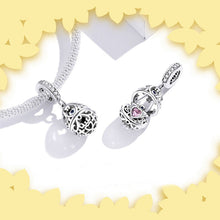 Opened Box Egg Pendant Charm