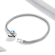 Heart-Shaped Charm & Beads Bracelet