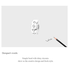 Simple Dazzling Zircon Charm Clip