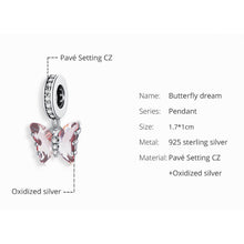 Butterfly Glass Charm