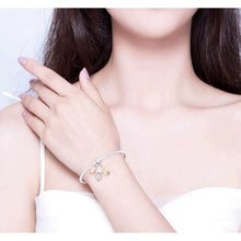 Queen Bee Pendant Charm Bracelet