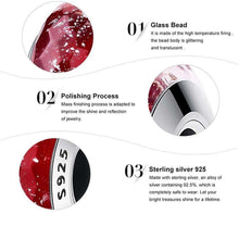 Red Murano Glass Bead