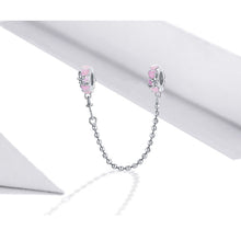 Purple Glass Safety Chain