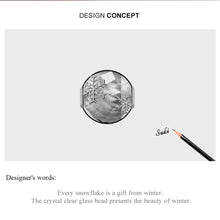 Crystal Snowflake Beads