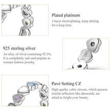 Stackable Ring Heart Black CZ