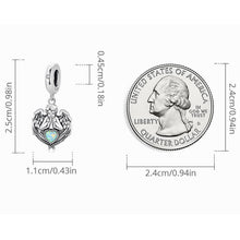 Angel Praying Heart Charm