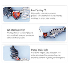 Black & White Wings Pendant