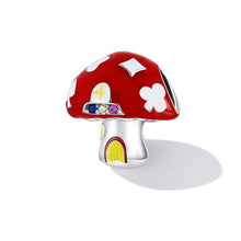 Red Cute Mushroom Charms Beads