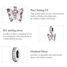 Butterfly Glass Charm