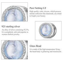 Murano Glaze Charm Round Bead