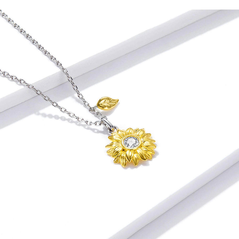 Necklace Sunflower Long Chain