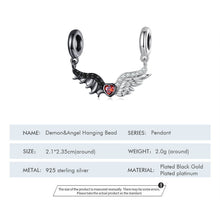 Black & White Wings Pendant