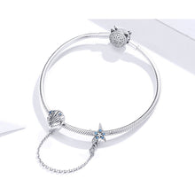 Marine Adventure Starfish and Shell Safety Chain Charm with Silicone