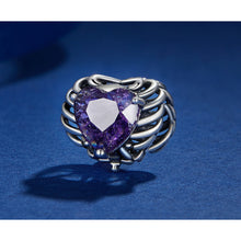 Skeleton Heart Charm