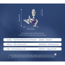 Skull Butterfly Pendant