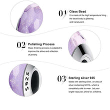 Fascinating Purple Murano Glass Beads