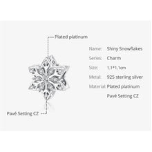 Shiny Snowflakes Beads