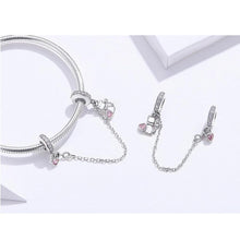 Pet Cat Heart Safety Chain with Silicone