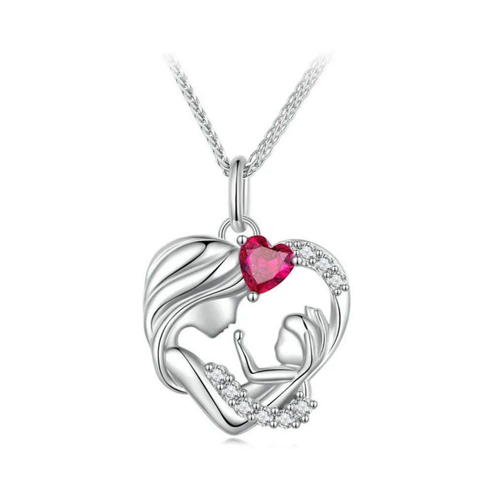 Mother Baby Heart Necklace