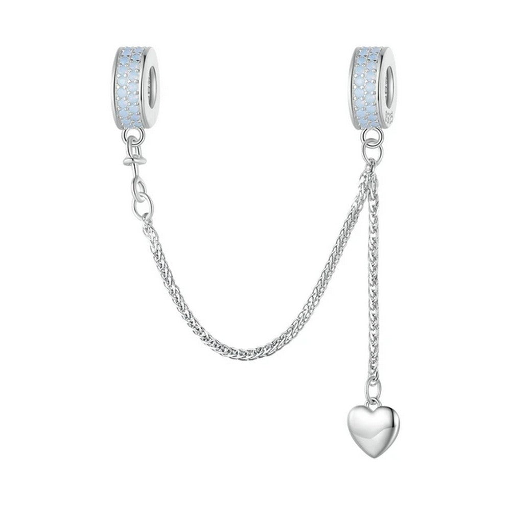 Heart-shaped Tassel Safety Chain