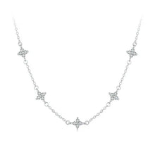 Four-Leaf Clover Flower Necklace